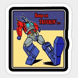 Keep on Truckin Prime Sticker